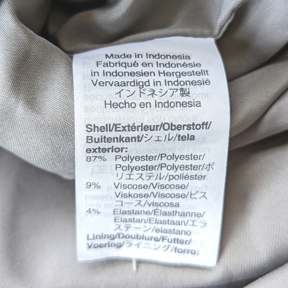 J. Crew Mercantile Sidewalk Ruched Waist Mini Skirt in Stone Gray Size 0 - Picture 12 of 12